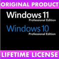 Windows 11 Home Activation Key with Lifetime Activation for Windows 10 & 11 Pro Home Enterprise Education Datacenter